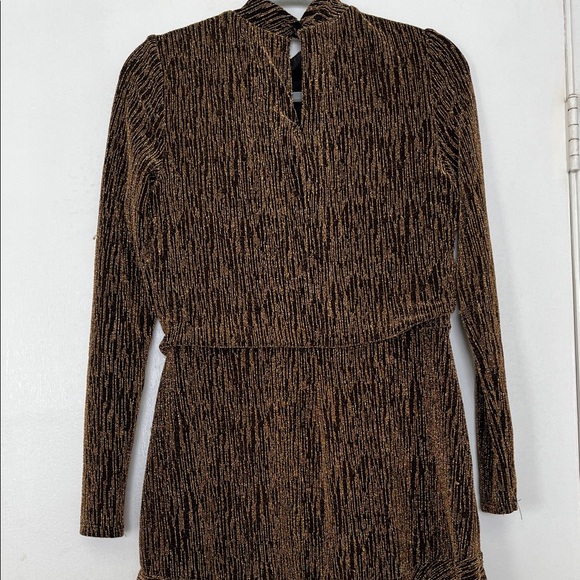 City Studio Black and Gold Sequin Dress - Picture 3 of 6